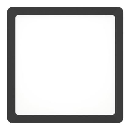 Eglo - LED kúpeľňové stropné svietidlo LED/10,5W/230V 2700/4000/6500K 22x22 cm IP44 čierne