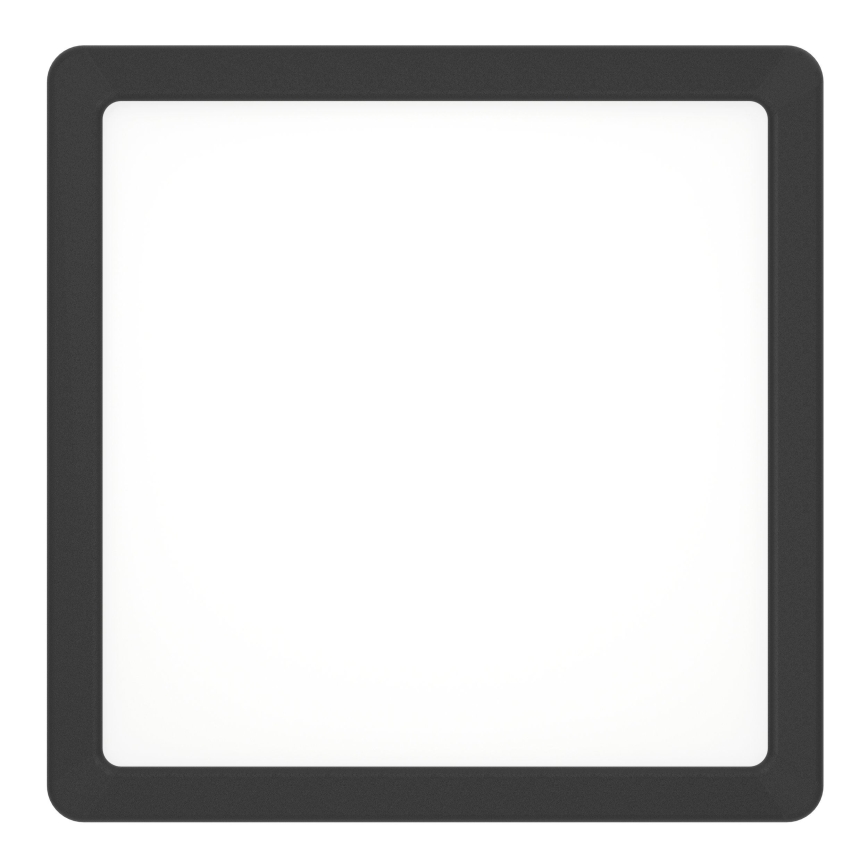 Eglo - LED kúpeľňové stropné svietidlo LED/10,5W/230V 2700/4000/6500K 22x22 cm IP44 čierne