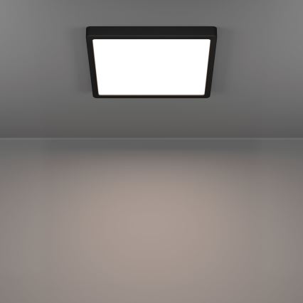 Eglo - LED Kúpeľňové stropné svietidlo LED/13W/230V 2700/4000/6500K 29x29 cm IP44 čierne