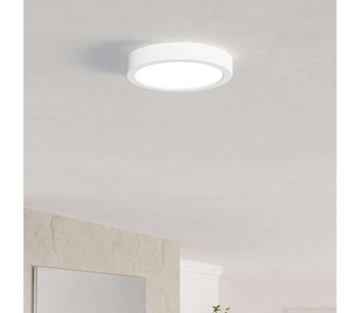 Eglo 901332 - LED kúpeľňové stropné svietidlo FUEVA LED/7,5W/230V pr.16,6cm IP44 biela 901332