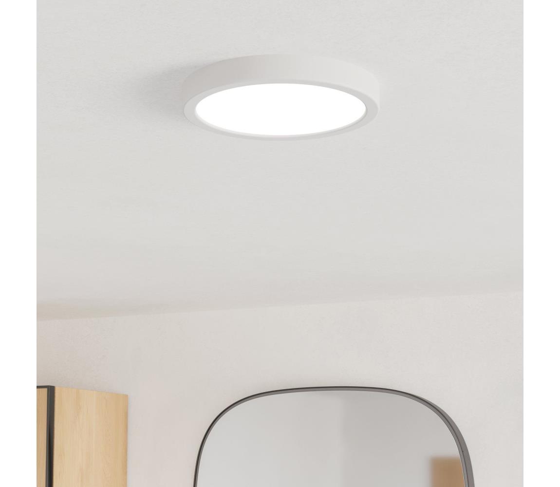 Eglo 901333 - LED kúpeľňové stropné svietidlo FUEVA LED/11,5W/230V priemer 21,1 cm IP44 biela 901333