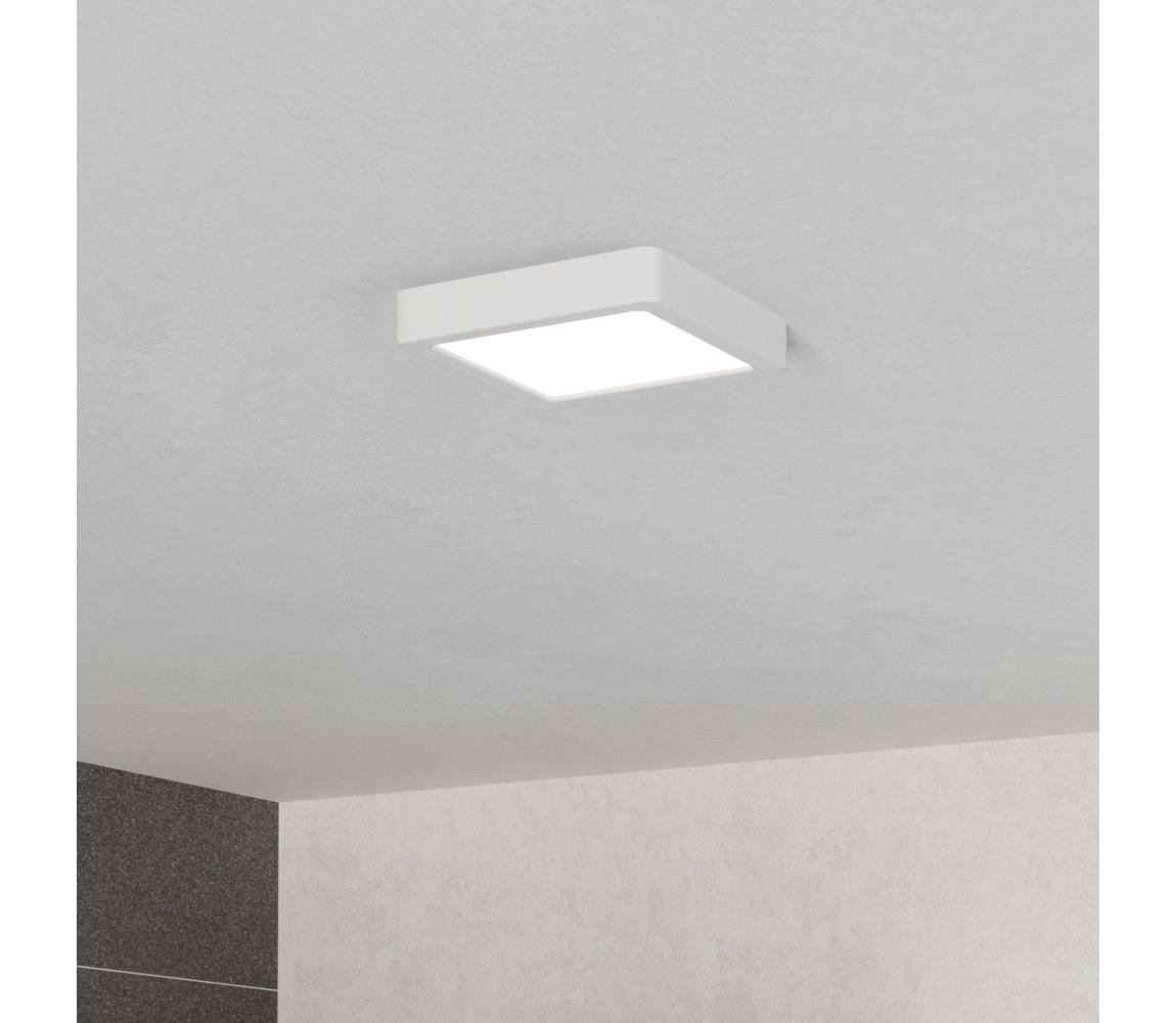 Eglo 901335 - LED Kúpeľňové stropné svietidlo FUEVA LED/7W/230V 15x15 cm IP44 biele 901335