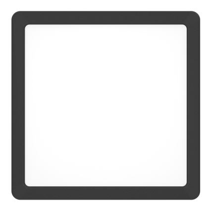 Eglo - LED RGBW stmievateľné kúpeľňové stropné svietidlo LED/10,5W/230V 2700-6500K 22x22 cm IP44 čierna