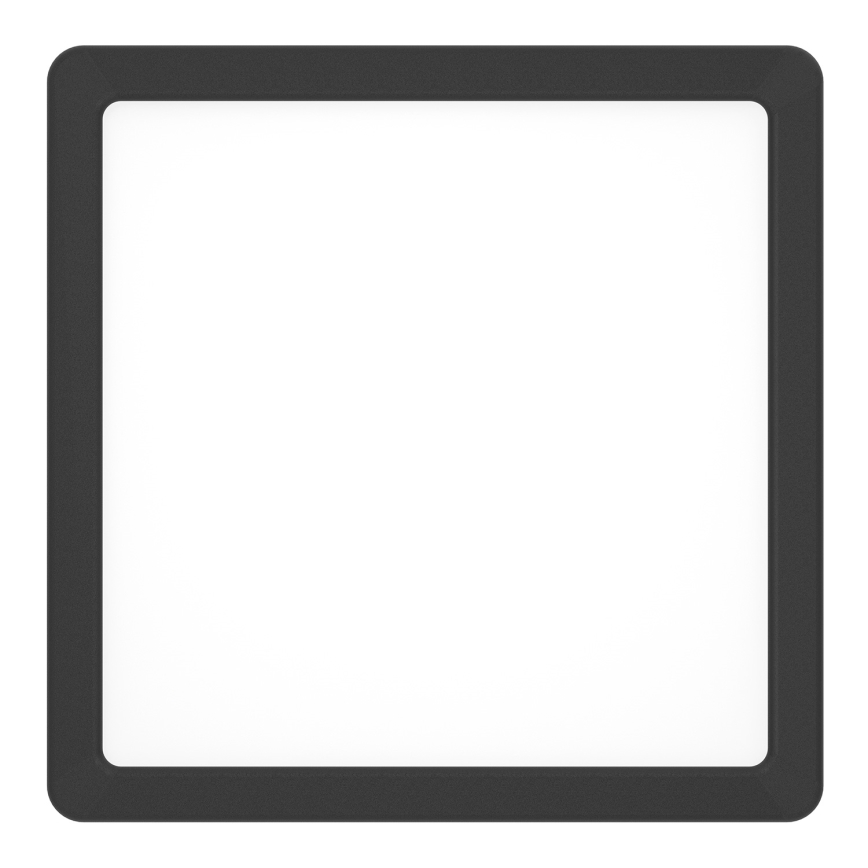 Eglo - LED RGBW stmievateľné kúpeľňové stropné svietidlo LED/10,5W/230V 2700-6500K 22x22 cm IP44 čierna