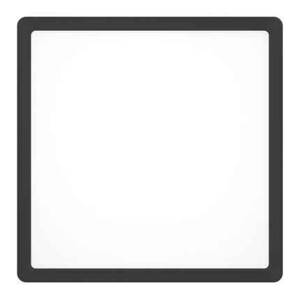 Eglo - LED RGBW stmievateľné kúpeľňové stropné svietidlo LED/13,5W/230V 2700-6500K 29,5x29,5 cm IP44 čierna