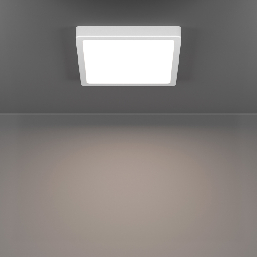 Eglo - LED RGBW stmievateľné kúpeľňové stropné svietidlo LED/10,5W/230V 2700-6500K 22x22 cm IP44 biela