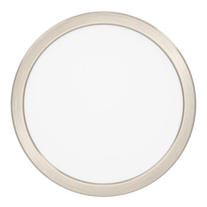 Eglo - LED RGBW stmievateľné kúpeľňové stropné svietidlo LED/11,2W/230V 2700–6500 K priemer 21,1 cm IP44 matný chróm