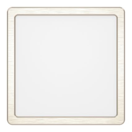 Eglo - LED RGBW stmievateľné kúpeľňové stropné svietidlo LED/10,5W/230V 2700-6500K 22x22 cm IP44 matný chróm