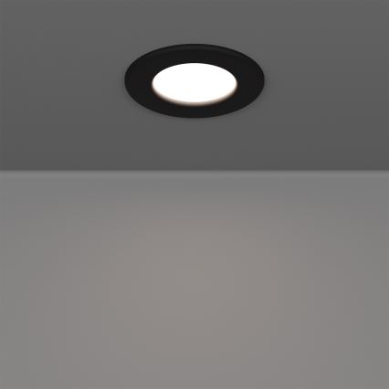 Eglo - Sada 3 ks zabudovateľných LED svietidiel LED/3,7W/230V 2700/4000/6500K, priemer 8,8 cm, čierna