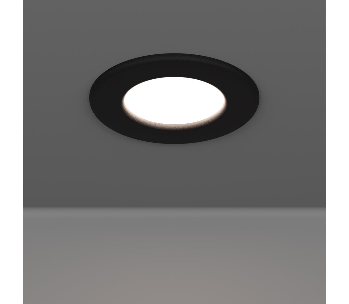 Eglo 901386 - LED podhľadové svietidlo FUEVA LED/3,7W/230V pr. 8,8 cm čierne 901386