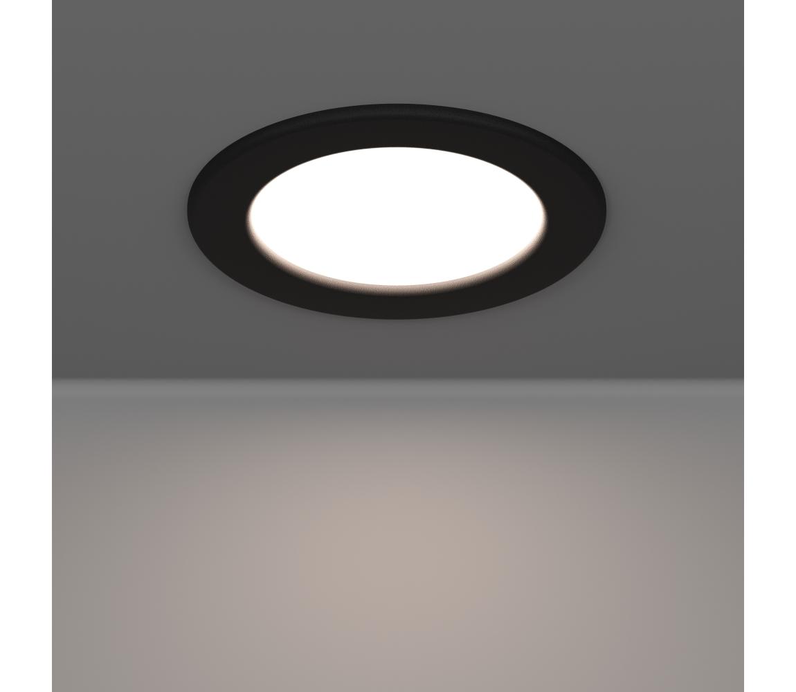 Eglo 901387 - LED zapustené svietidlo FUEVA LED/6,3W/230V priemer 11,9 cm čierne 901387