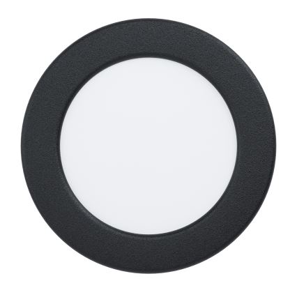 Eglo - LED zapustené stropné svietidlo LED/6,3W/230V 2700/4000/6500K pr. 11,9 cm čierne