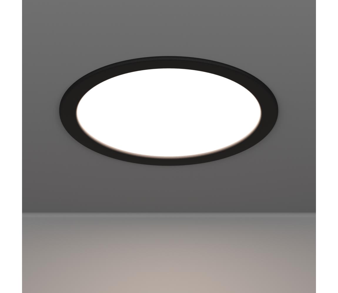 Eglo 901389 - LED zapustené stropné svietidlo FUEVA LED/18,5W/230V pr. 21,6 cm čierna 901389