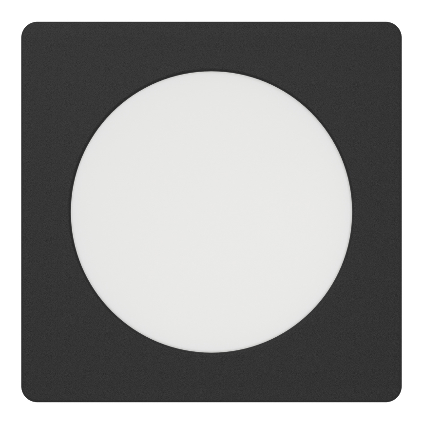 Eglo - LED podhľadové svietidlo LED/6,3W/230V 2700/4000/6500K 11,9x11,9 cm čierne