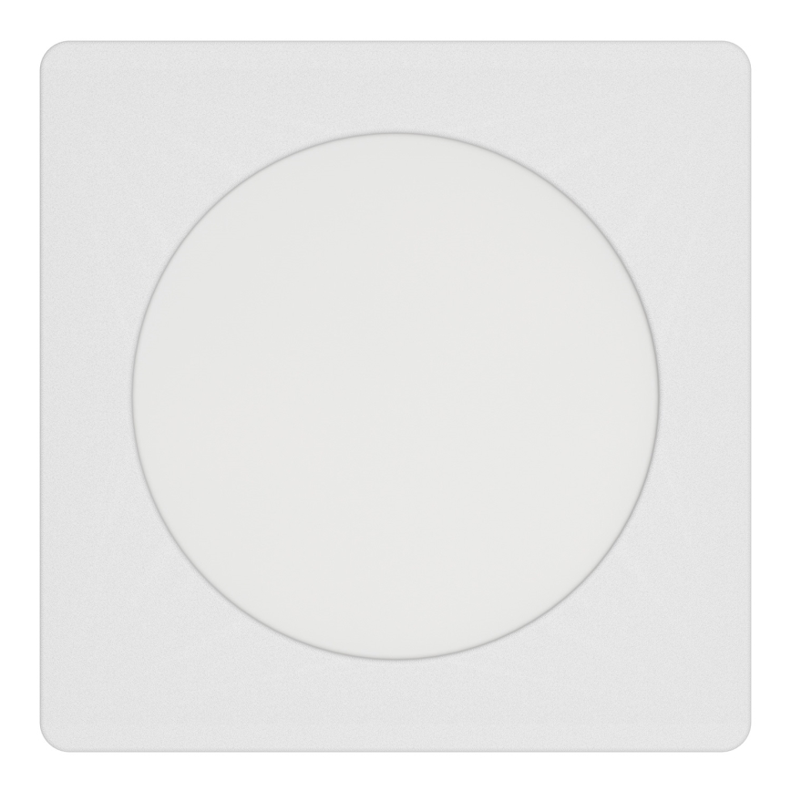 Eglo - LED zapustené stropné svietidlo 6,3W/230V 2700/4000/6500K 11,9x11,9 cm biela