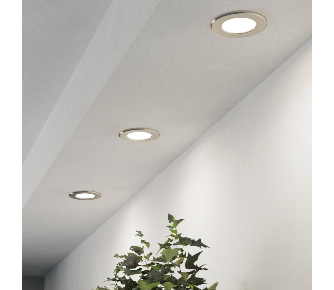 Eglo 901403-SADA 3xLED podhľadových svietidiel FUEVA LED/3,7W/230V priemer 8,8 cm chróm 901403