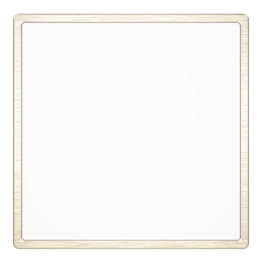 Eglo - LED RGBW Stmievateľné kúpeľňové stropné svietidlo LED/17,8W/230V 2700-6500K 39x39 cm IP44 matný chróm