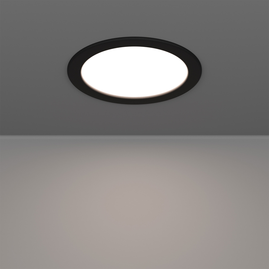 Eglo - LED RGBW zatemnljivo kopalniško vgradno stropno svetilo LED/9,5W/230V 2700-6500K premer 16,8 cm IP44 črna