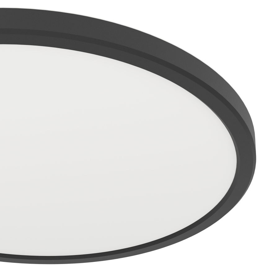 Eglo - LED Kúpeľňové stropné svietidlo LED/13,9W/230V 2700/4000/6500K pr. 30 cm IP44 čierna