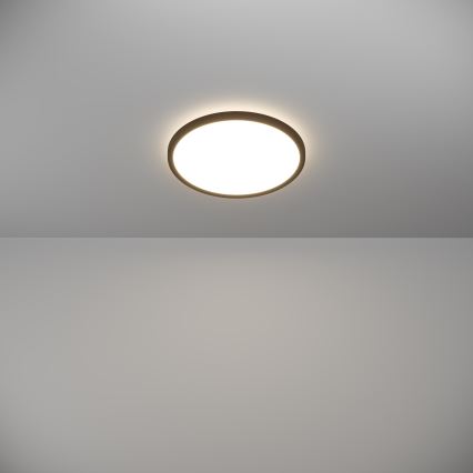 Eglo - LED Kúpeľňové stropné svietidlo LED/13,9W/230V 2700/4000/6500K pr. 30 cm IP44 čierna