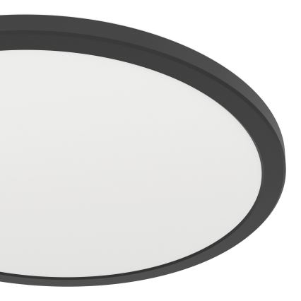 Eglo - LED Kúpeľňové stropné svietidlo LED/18,5W/230V 2700K/4000K/6500K pr. 38,9 cm IP44 čierna