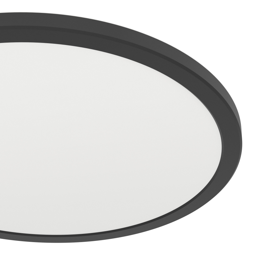 Eglo - LED Kúpeľňové stropné svietidlo LED/18,5W/230V 2700K/4000K/6500K pr. 38,9 cm IP44 čierna