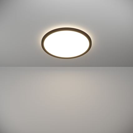 Eglo - LED Kúpeľňové stropné svietidlo LED/18,5W/230V 2700K/4000K/6500K pr. 38,9 cm IP44 čierna