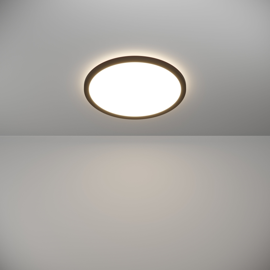 Eglo - LED Kúpeľňové stropné svietidlo LED/18,5W/230V 2700K/4000K/6500K pr. 38,9 cm IP44 čierna