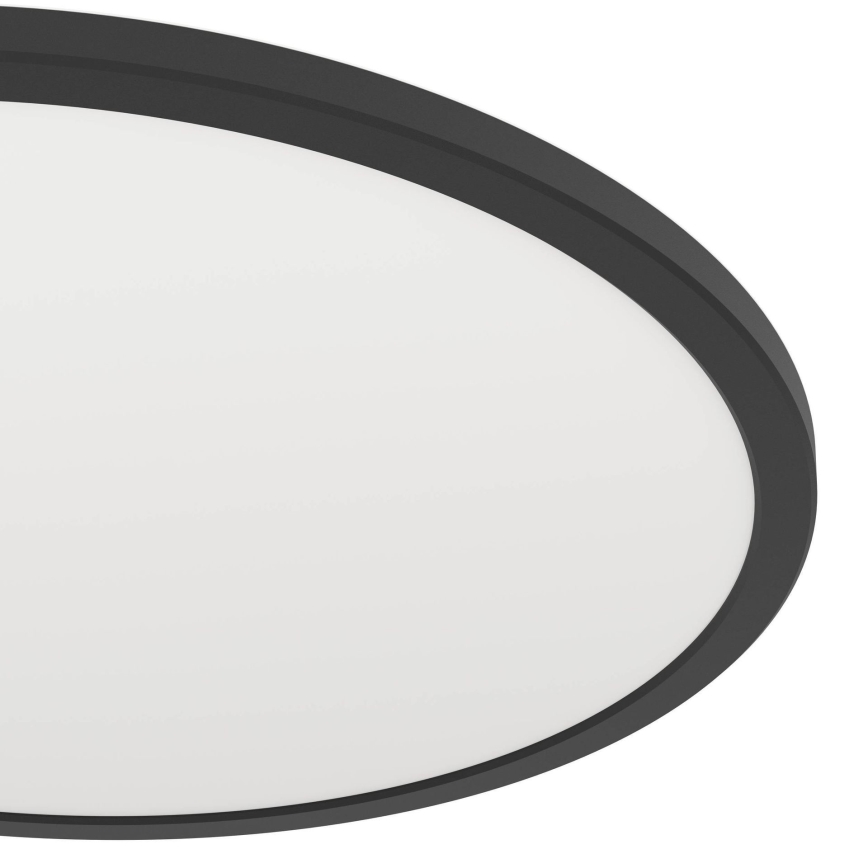 Eglo - LED Kúpeľňové stropné svietidlo LED/16,8W/230V 2700/4000/6500K pr. 50 cm IP44 čierna