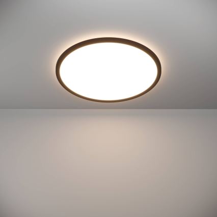 Eglo - LED Kúpeľňové stropné svietidlo LED/16,8W/230V 2700/4000/6500K pr. 50 cm IP44 čierna