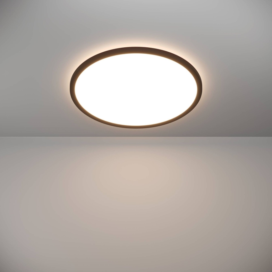 Eglo - LED Kúpeľňové stropné svietidlo LED/16,8W/230V 2700/4000/6500K pr. 50 cm IP44 čierna