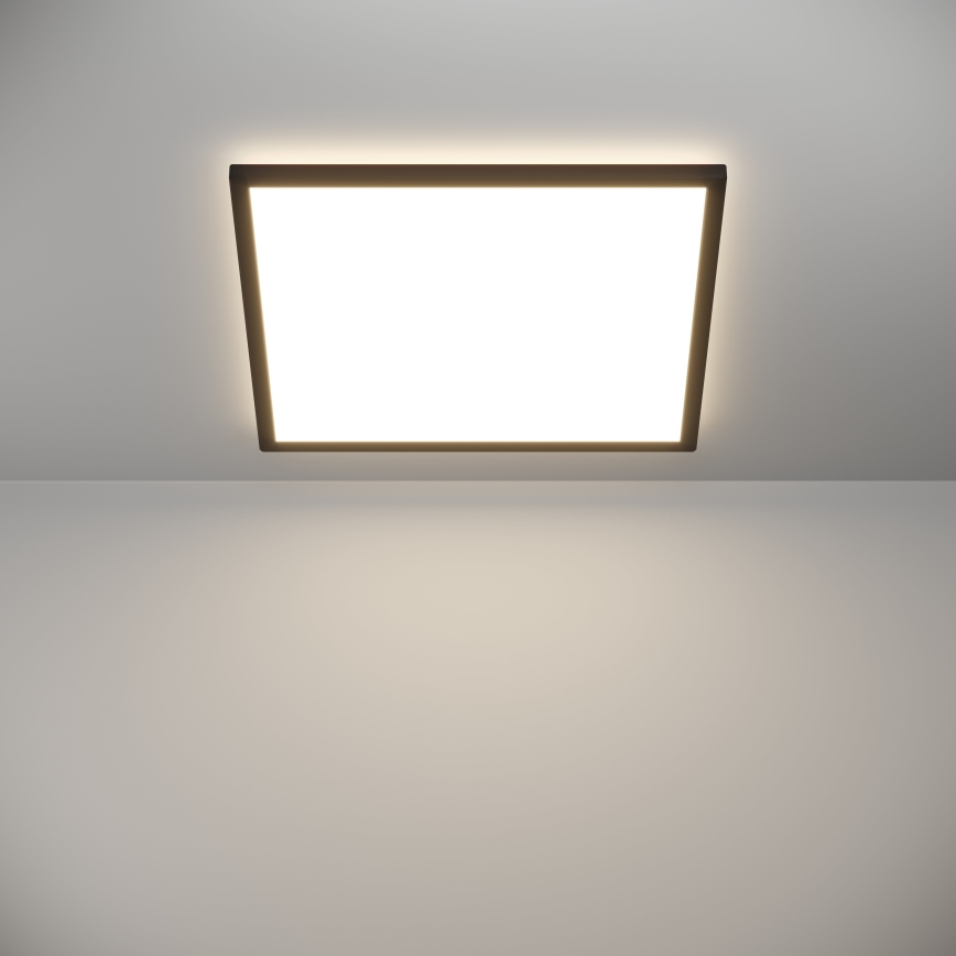 Eglo - LED Kúpeľňové stropné svietidlo LED/17W/230V 2700/4000/6500K 50x50 cm IP44 čierna