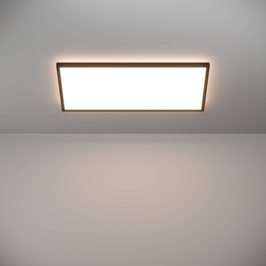 Eglo - LED Kúpeľňové stropné svietidlo LED/17,2W/230V 2700/4000/6500K 30x57 cm IP44 čierna