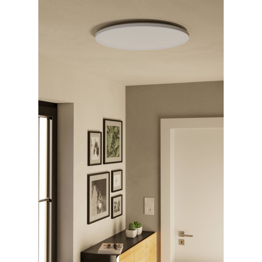 Eglo - LED Kúpeľňové stropné svietidlo LED/16,8W/230V 2700/4000/6500K pr. 50 cm IP44 biela