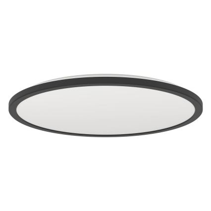 Eglo - LED Stmievateľné kúpeľňové stropné svietidlo LED/16,8W/230V 2700-6500K pr. 50 cm IP44 čierna + diaľkové ovládanie