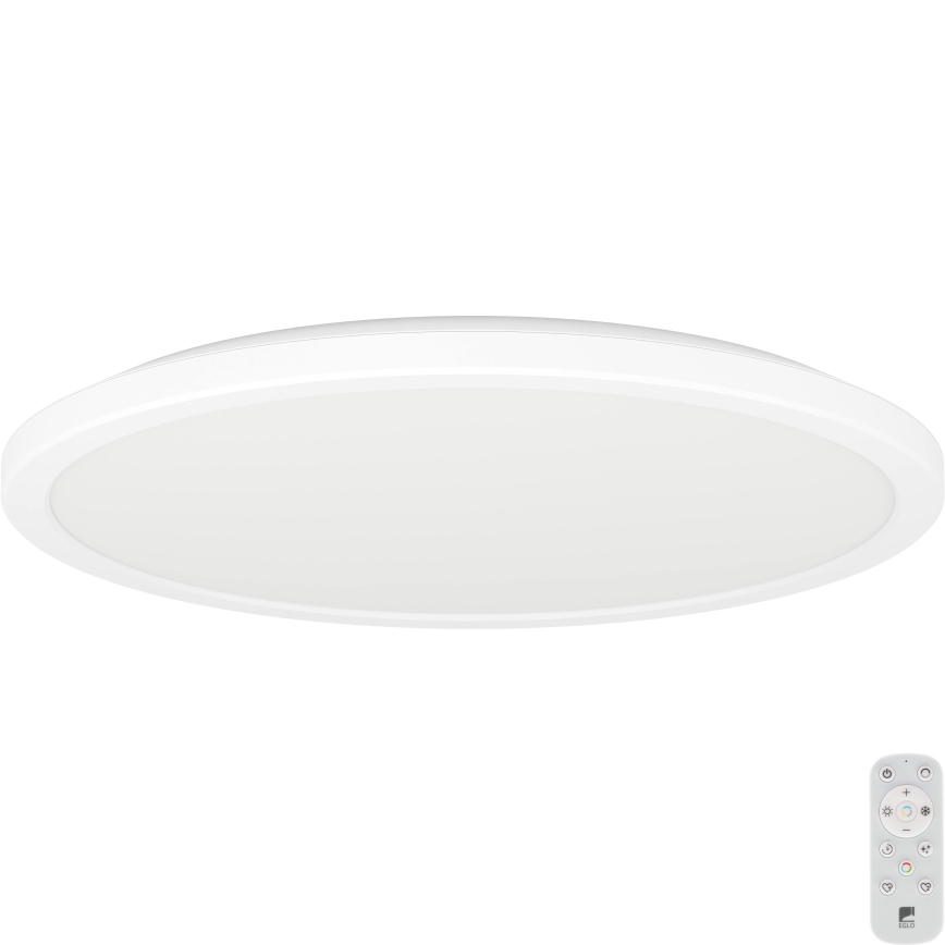 Eglo - LED Stmievateľné kúpeľňové stropné svietidlo LED/18,5W/230V 2700-6500K pr. 38,9 cm IP44 biela + diaľkové ovládanie