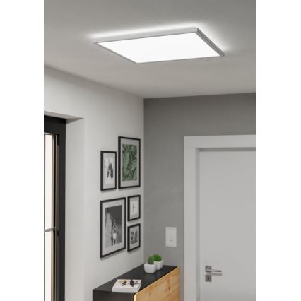 Eglo - LED Stmievateľné kúpeľňové stropné svietidlo LED/17W/230V 2700-6500K 50x50 cm IP44 biela + diaľkové ovládanie