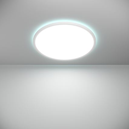 Eglo - LED RGBW Stmievateľné kúpeľňové stropné svietidlo LED/16,8W/230V 2700-6500K pr. 50 cm IP44 biela ZigBee