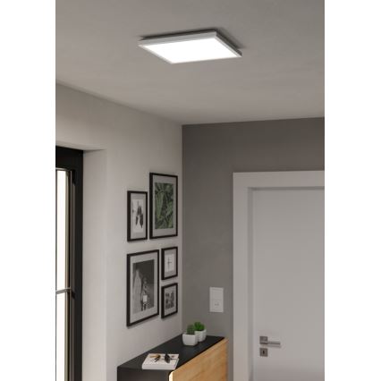 Eglo - LED RGBW Stmievateľné kúpeľňové stropné svietidlo LED/13,4W/230V 2700-6500K 29x29 cm IP44 biela ZigBee