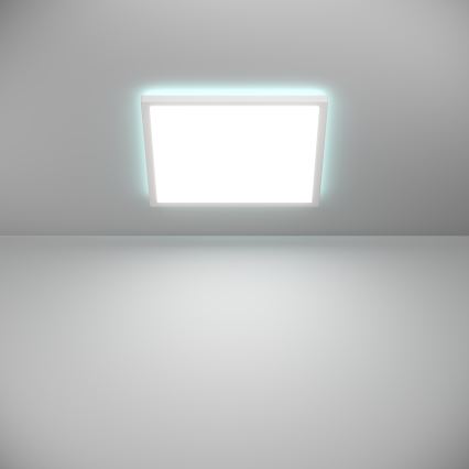 Eglo - LED RGBW Stmievané kúpeľňové stropné svietidlo LED/17,6W/230V 2700-6500K 39x39 cm IP44 biela ZigBee