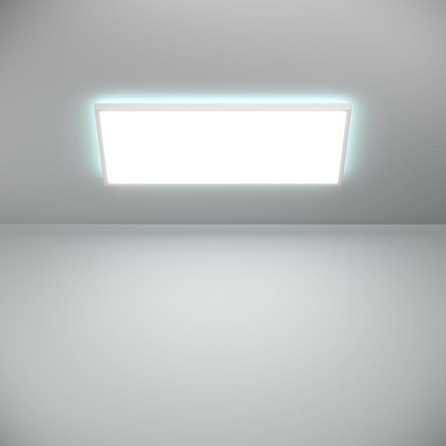 Eglo - LED RGBW Stmievateľné kúpeľňové stropné svietidlo LED/17,2W/230V 2700-6500K 30x57cm IP44 biela ZigBee