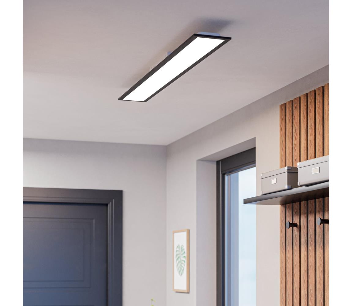 Eglo 901488 - LED povrchový panel MORADILLO LED/28W/230V 120x15 cm čierny 901488