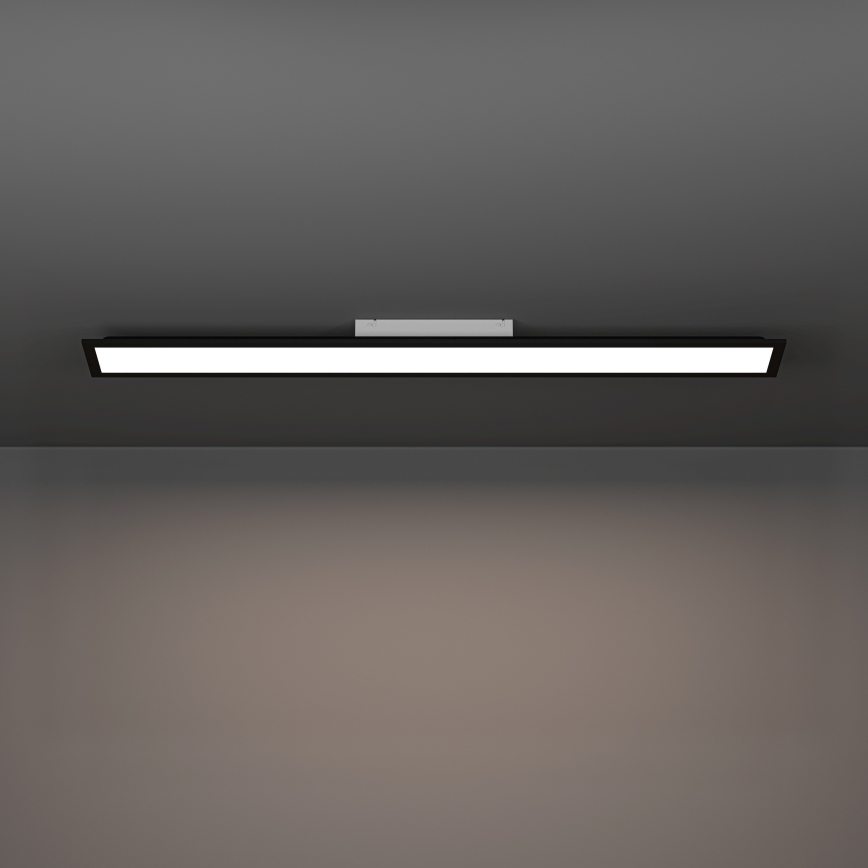 Eglo - LED Prisadený panel LED/28W/230V 2700/4000/6500K 120x15 cm čierna