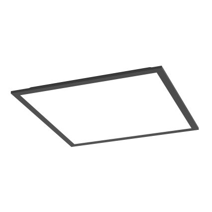 Eglo - LED RGBW stmievateľné stropné svietidlo LED/19W/230V 2700-6500K 40x40 cm čierna