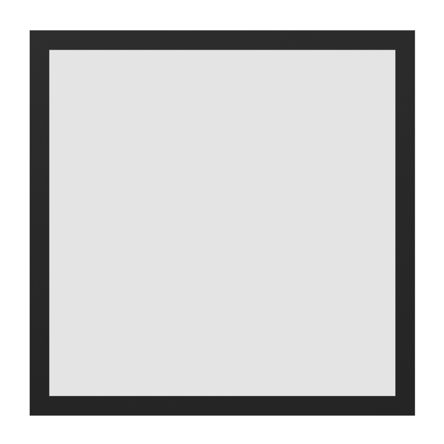 Eglo - LED RGBW stmievateľné stropné svietidlo LED/19W/230V 2700-6500K 40x40 cm čierna