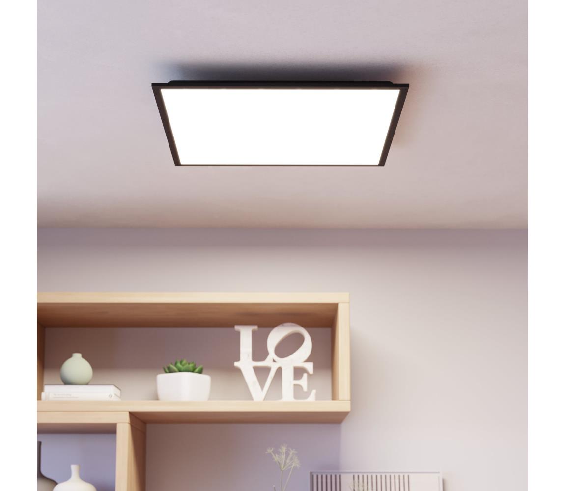 Eglo 901507-LED RGBW stmievateľný prisadený panel MORADILLO-Z LED/33W/230V 60x60cm čierny 901507
