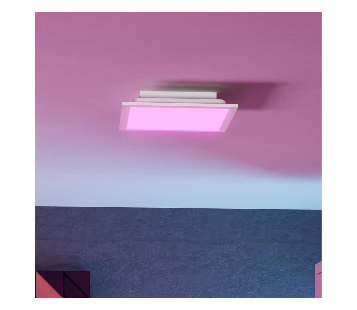 Eglo 901512 - LED RGBW stropné svietidlo MORADILLO-Z LED/14W/230V 30x30 cm biela 901512