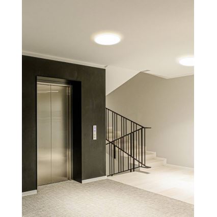 Eglo - LED stropné svietidlo do kúpeľne LED/20,2W/230V pr. 39 cm IP54 biela