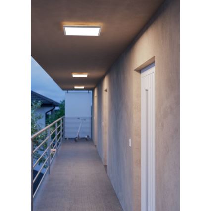 Eglo - LED kúpeľňové stropné svietidlo LED/20,2W/230V 39x39 cm IP54 biela