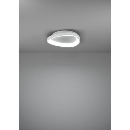 Eglo - LED Stmievateľné stropné svietidlo LED/12W/230V 2700-6500K biela + diaľkové ovládanie